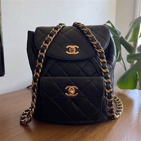 authentic vintage chanel backpack|best vintage chanel bags.